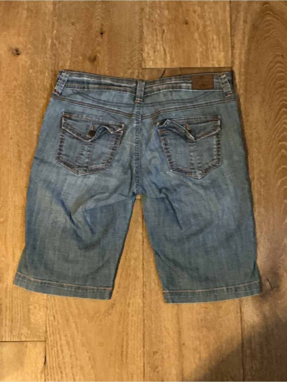 Arizona Jean Company Women's Light Blue Denim Bermuda Shorts